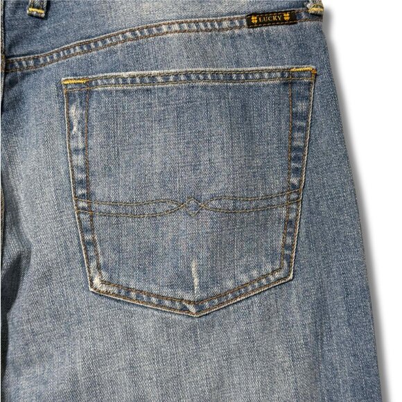 Men’s Lucky Brand Jeans – Size 38x28 – Style H212 – Straight Leg - Picture 5 of 11
